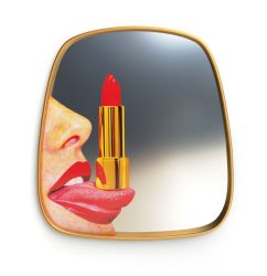 SPECCHIO CON GRAFICA IRRIVERENTE